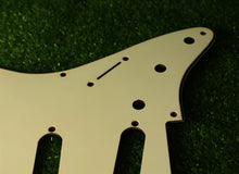 Load image into Gallery viewer, Aged 57 59 Pickguard For Fender Strat Wide Bevel 8 Holes Parchment White - AGP25
