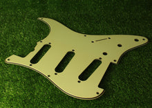 Load image into Gallery viewer, Aged 57 59 Pickguard For Fender Strat Wide Bevel 8 Holes Mint Green - AGP34
