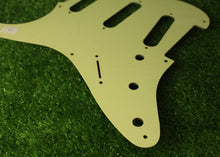 Load image into Gallery viewer, Aged 57 59 Pickguard For Fender Strat Wide Bevel 8 Holes Mint Green - AGP34
