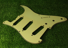 Load image into Gallery viewer, Aged 57 59 Pickguard For Fender Strat Wide Bevel 8 Holes Mint Green - AGP35
