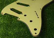 Load image into Gallery viewer, Aged 57 59 Pickguard For Fender Strat Wide Bevel 8 Holes Mint Green - AGP35
