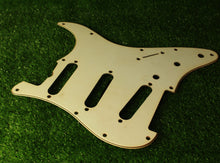 Load image into Gallery viewer, Aged 68 69 Pickguard Pearloid Back For Strat AGP55 - Aged White Pro Relic
