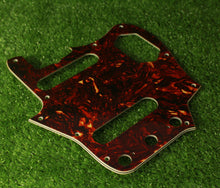 Load image into Gallery viewer, Aged Pickguard For 62 Fender Jaguar Brown Tortoise Shell Celluloid Top AGP39
