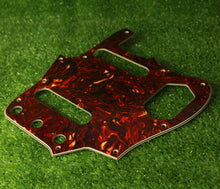 Load image into Gallery viewer, Aged Pickguard For 62 Fender Jaguar Brown Tortoise Shell Celluloid Top AGP39
