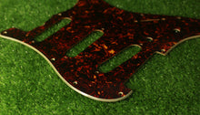 Load image into Gallery viewer, Aged 64 65 66 67 Pickguard For Strat Tortoise Shell Celluloid Top 4 Ply AGP58
