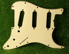 Load image into Gallery viewer, Aged 68 69 Pickguard Pearloid Back For Strat AGP23 - Vintage Cream
