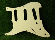 Load image into Gallery viewer, Aged 57 59 Pickguard For Fender Strat Wide Bevel 8 Holes Parchment White - AGP27
