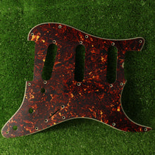 Load image into Gallery viewer, Aged 64 65 66 67 Pickguard For Strat Tortoise Shell Celluloid Top 4 Ply AGP56
