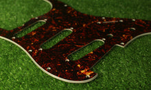 Load image into Gallery viewer, Aged 64 65 66 67 Pickguard For Strat Tortoise Shell Celluloid Top 4 Ply AGP56
