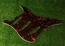 Load image into Gallery viewer, Aged 64 65 66 67 Pickguard For Strat Tortoise Shell Celluloid Top 4 Ply AGP56
