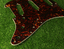 Load image into Gallery viewer, Aged 64 65 66 67 Pickguard For Strat Tortoise Shell Celluloid Top 4 Ply AGP56
