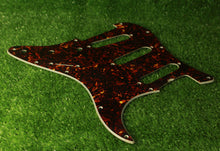 Load image into Gallery viewer, Aged 64 65 66 67 Pickguard For Strat Tortoise Shell Celluloid Top 4 Ply AGP56
