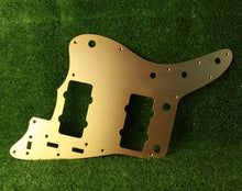 Load image into Gallery viewer, Jazzmaster Pickguard For USA Fender Reissue Gold Anodized with Minor flaw AG084
