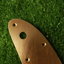 Load image into Gallery viewer, Jazzmaster Pickguard For USA Fender Reissue Gold Anodized with Minor flaw AG084
