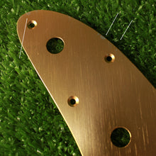 Load image into Gallery viewer, Jazzmaster Pickguard For USA Fender Reissue Gold Anodized with Minor flaw AG084
