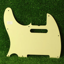 Load image into Gallery viewer, B Stock Aged 3 Ply 8 Hole 62 Pickguard For Telecaster Vintage Cream -  AGP073
