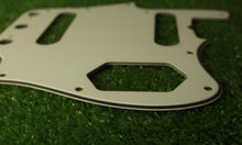 Load image into Gallery viewer, Aged Pickguard For Fender Jaguar - Wide Bevel Parchment AG104
