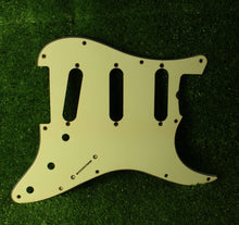 Load image into Gallery viewer, Aged 62 Pickguard For USA Strat Mint Green 3 Ply Medium AGP15-102
