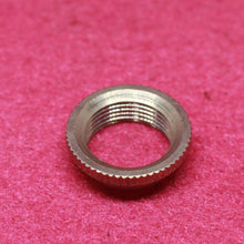 Load image into Gallery viewer, Aged Montreux Guitars Toggle Switch Ring Nut For Les Paul - Nickel SN138
