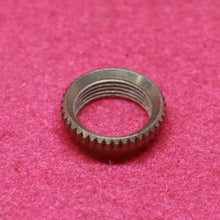 Load image into Gallery viewer, Aged Montreux Guitars Toggle Switch Ring Nut For Les Paul - Nickel SN135
