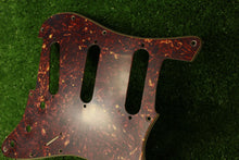 Load image into Gallery viewer, Aged Voodoo Reverse Bridge Pickguard Brown Tortoise Shell Hendrix Strat AGP140
