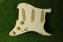 Load image into Gallery viewer, Voodoo Strat Grey Bottom Aged Pickup Pickguard Assembly RPS6 Jimi Hendrix - AB05
