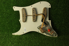 Load image into Gallery viewer, Voodoo Strat Grey Bottom Aged Pickup Pickguard Assembly RPS6 Jimi Hendrix - AB05
