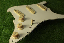 Load image into Gallery viewer, Voodoo Strat Grey Bottom Aged Pickup Pickguard Assembly RPS6 Jimi Hendrix - AB05
