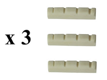 Load image into Gallery viewer, Bone Nut For Bass Guitars 40mm x 6mm x 9mm, 3 Pcs
