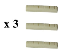 Load image into Gallery viewer, Bone Nut For Martin Acoustic Guitars 44mm x 6mm x 9mm, 3 Pcs
