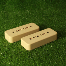 Load image into Gallery viewer, Aged P90 Soapbar Pickup Covers (2) Cream 49.2mm
