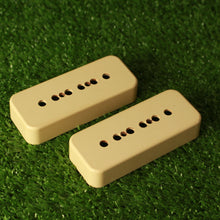 Load image into Gallery viewer, Aged P90 Soapbar Pickup Covers (2) Cream 49.2mm
