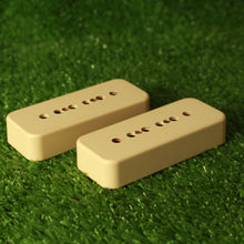 Load image into Gallery viewer, Aged P90 Soapbar Pickup Covers (2) Cream 49.2mm
