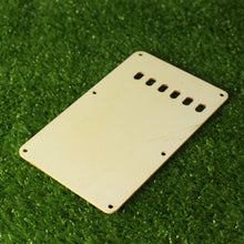 Load image into Gallery viewer, Aged Tremolo Cover Back Plate For Strat with Screws Aged White
