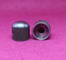 Load image into Gallery viewer, Aged Dome Knobs (2) For Telecaster Guitar/Bass - Chrome Heavy Relic
