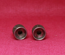 Load image into Gallery viewer, Aged Dome Knobs (2) For Telecaster Guitar/Bass - Chrome Heavy Relic
