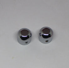 Load image into Gallery viewer, Dome Knobs (2) For Telecaster Guitar/Bass - Chrome New Japan
