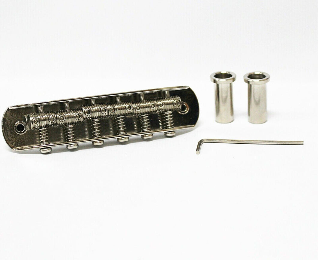 Bridge w Threaded Saddle for Jazzmaster Jaguar E to e Distance 56 mm