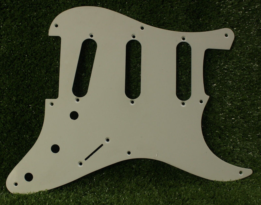 Pickguard For 50s 57 Strat For USA Mex Fender  - 1 Ply White 1.6mm