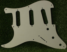 Load image into Gallery viewer, Pickguard For 50s 57 Strat For USA Mex Fender  - 1 Ply White 1.6mm
