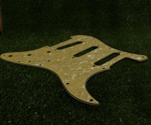 Load image into Gallery viewer, Standard Pickguard For 62 Strat For USA Mex Fender  - Cream Pearloid 4 Ply
