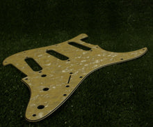 Load image into Gallery viewer, Standard Pickguard For 62 Strat For USA Mex Fender  - Cream Pearloid 4 Ply
