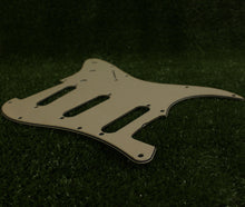 Load image into Gallery viewer, Standard Lefty Pickguard For 62 Strat For USA Mex Fender  - Cream 3 Ply
