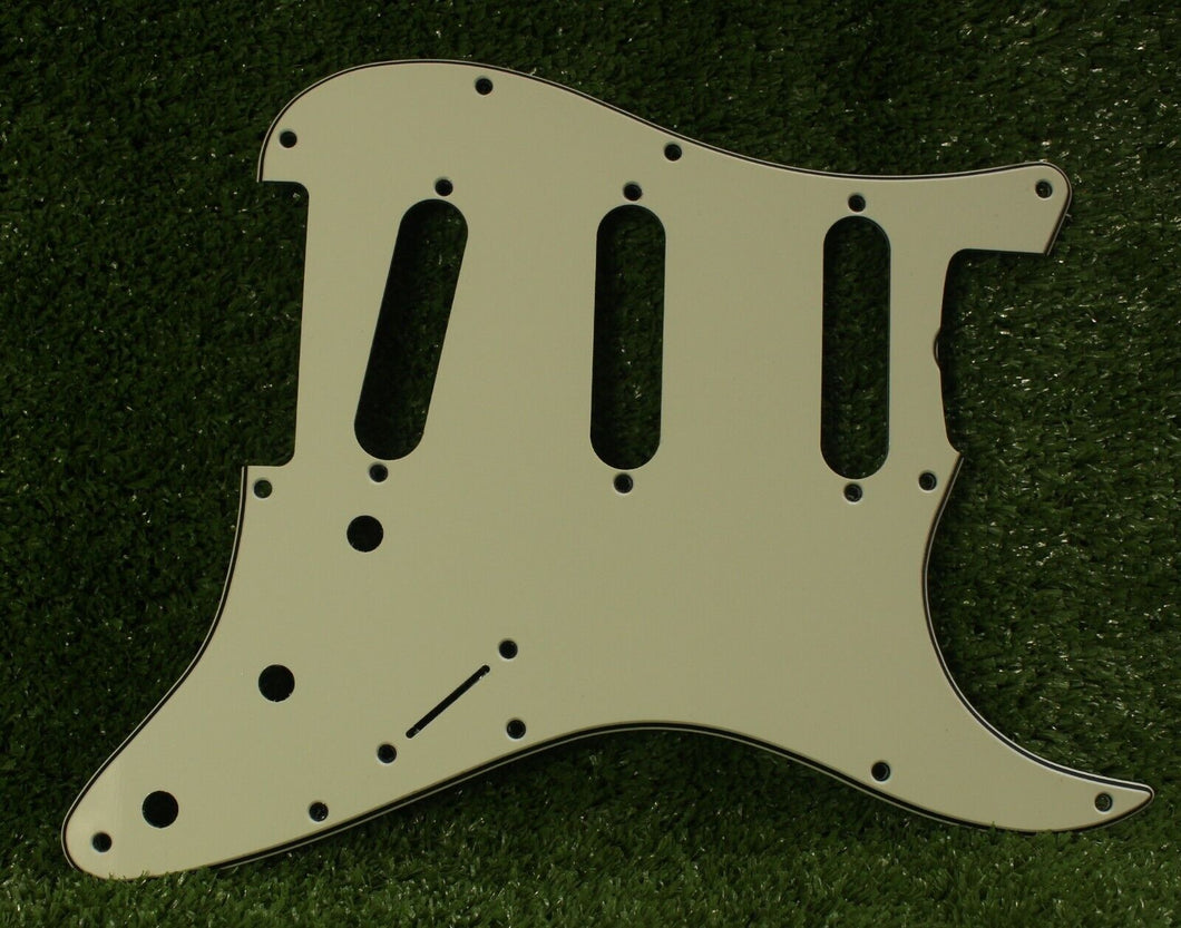 68, 69 Pickguard For Fender Strat Pearl Back - Parchment