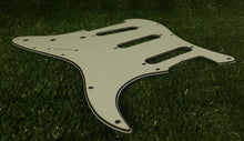 Load image into Gallery viewer, 68, 69 Pickguard For Fender Strat Pearl Back - Parchment
