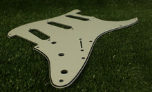 Load image into Gallery viewer, 68, 69 Pickguard For Fender Strat Pearl Back - Parchment
