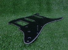 Load image into Gallery viewer, Pickguard For 64 Modern HSS Strat Humbucker Cover Version  - Black
