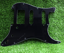 Load image into Gallery viewer, Pickguard For 62 HSS Strat Humbucker Cover Version  - Black
