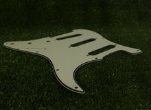 Load image into Gallery viewer, 64 65 Pickguard Replacement For Fender Strat Wide Bevel - Mint Ivory
