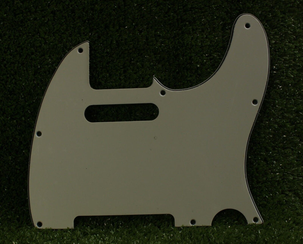 Telecaster Pickguard For Vintage 60s USA Fender Tele Parchment White Wide Bevel